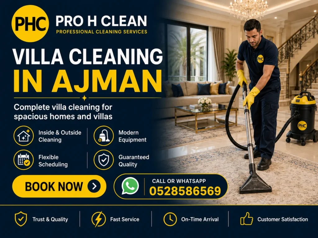 Villa Deep Cleaning Services in Ajman