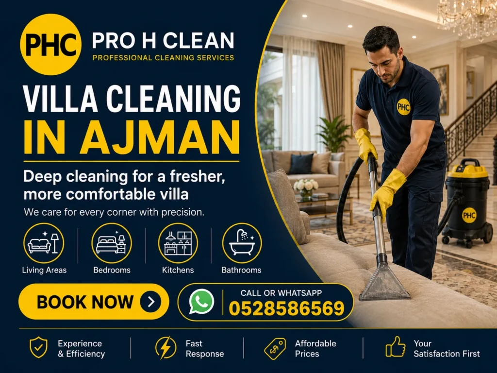 Villa Deep Cleaning Services in Ajman