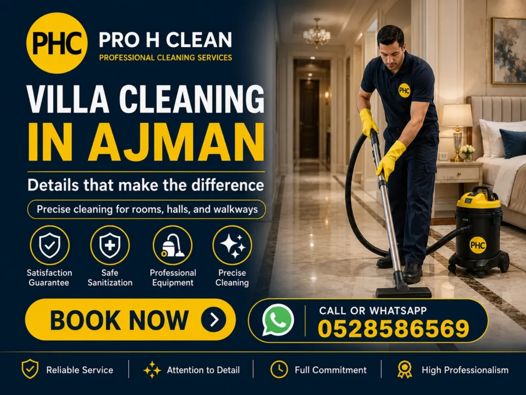 Villa Deep Cleaning Services in Ajman