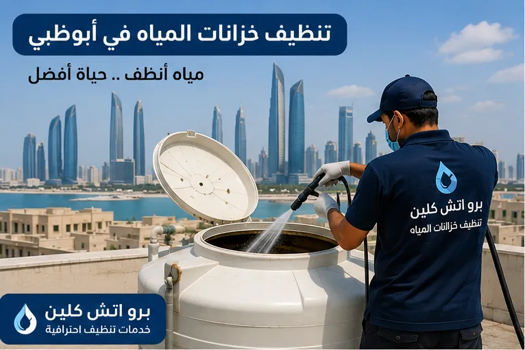 تنظيف خزانات المياه في أبوظبي