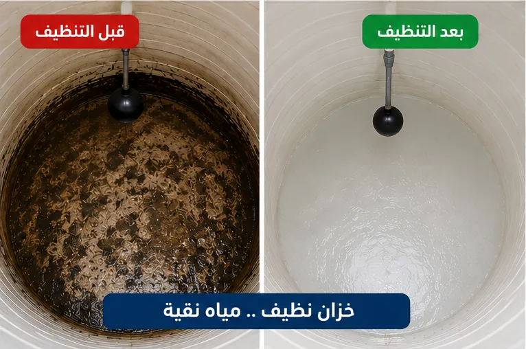 تنظيف خزانات المياه في أبوظبي
