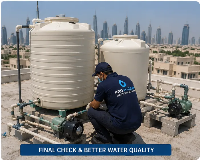 Water Tank Cleaning in Dubai