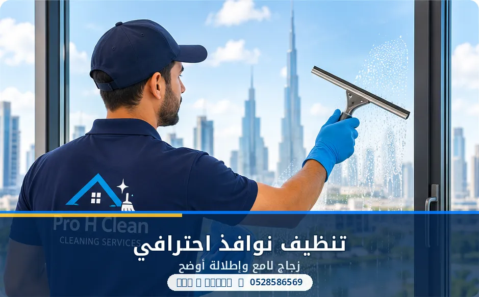 تنظيف النوافذ