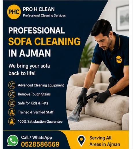 Sofa Cleaning in Ajman