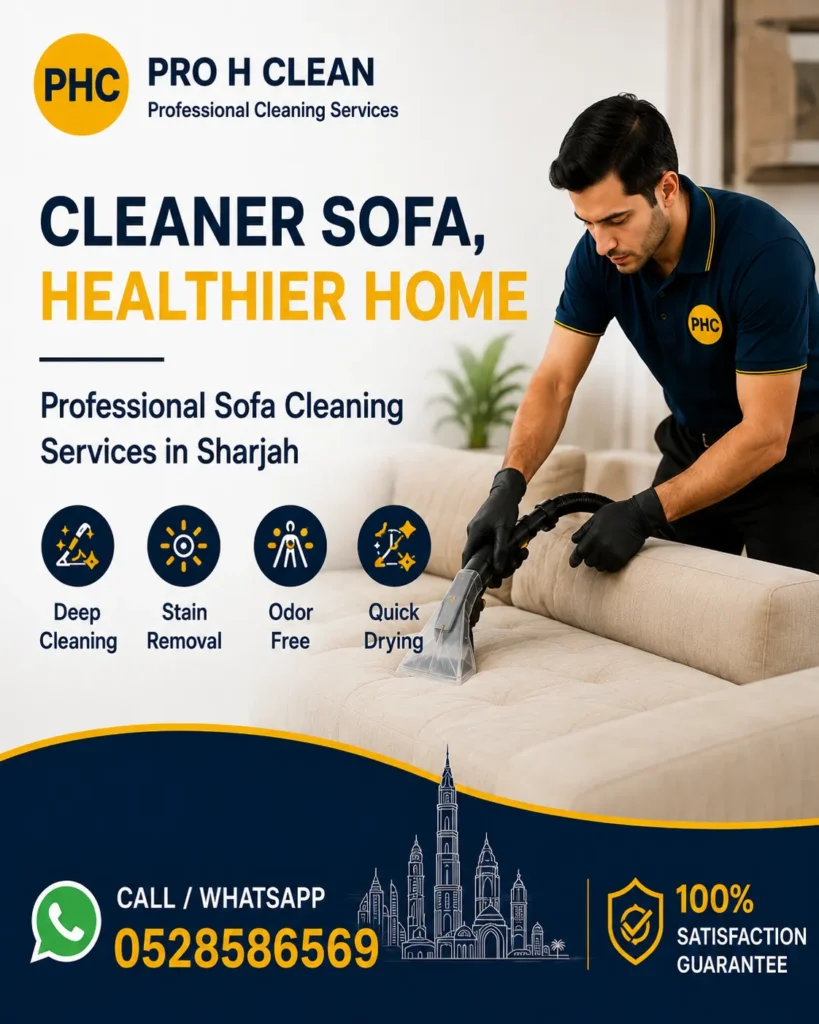 Sofa Cleaning in Sharjah