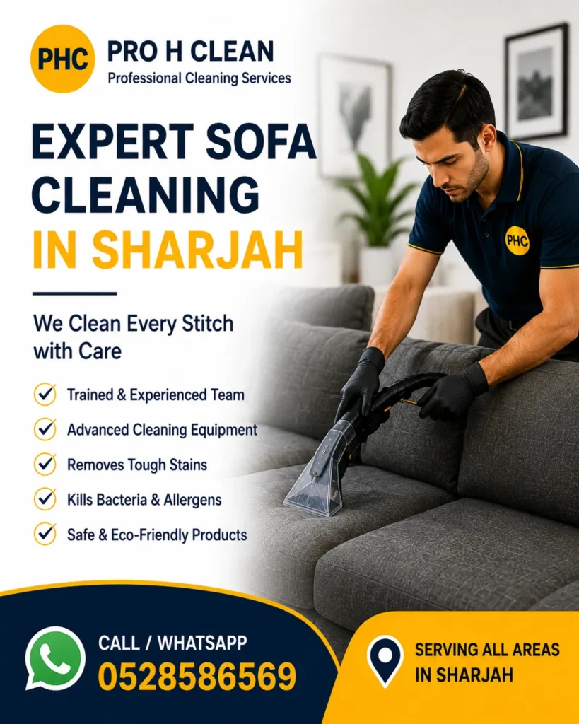 Sofa Cleaning in Sharjah
