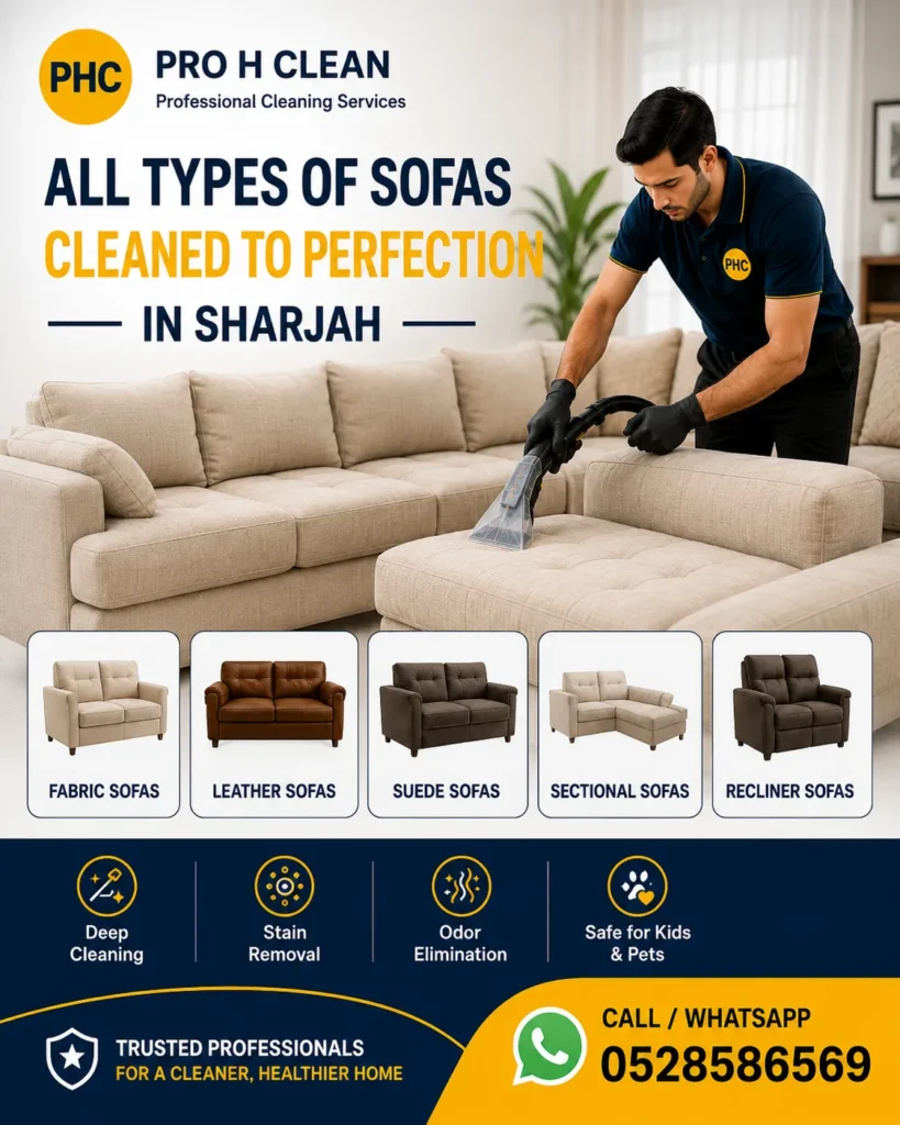 Sofa Cleaning in Sharjah