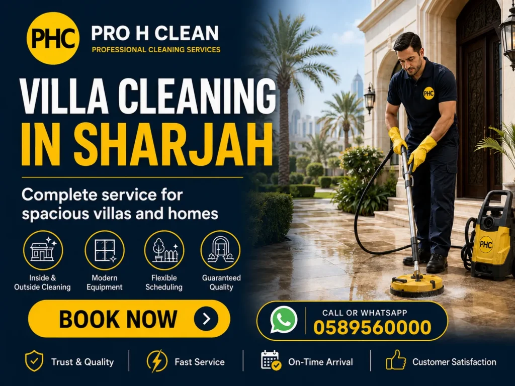Villa Cleaning in Sharjah