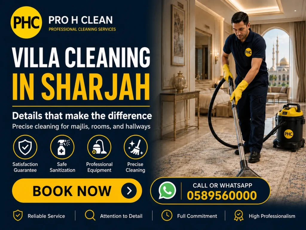 Villa Cleaning in Sharjah
