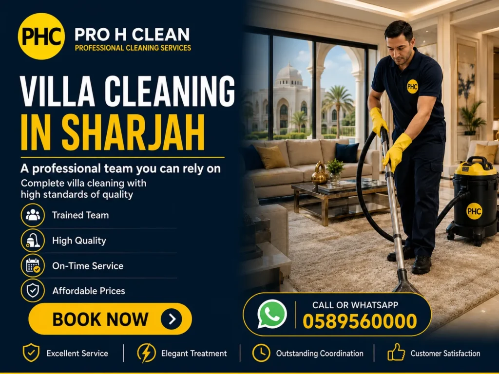 Villa Cleaning in Sharjah
